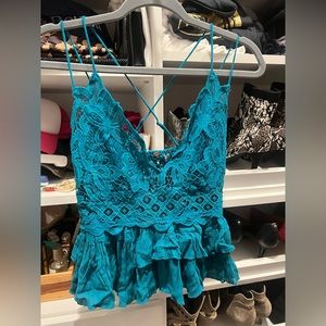 Free people ADELLA Cami SIZE medium in TEAL